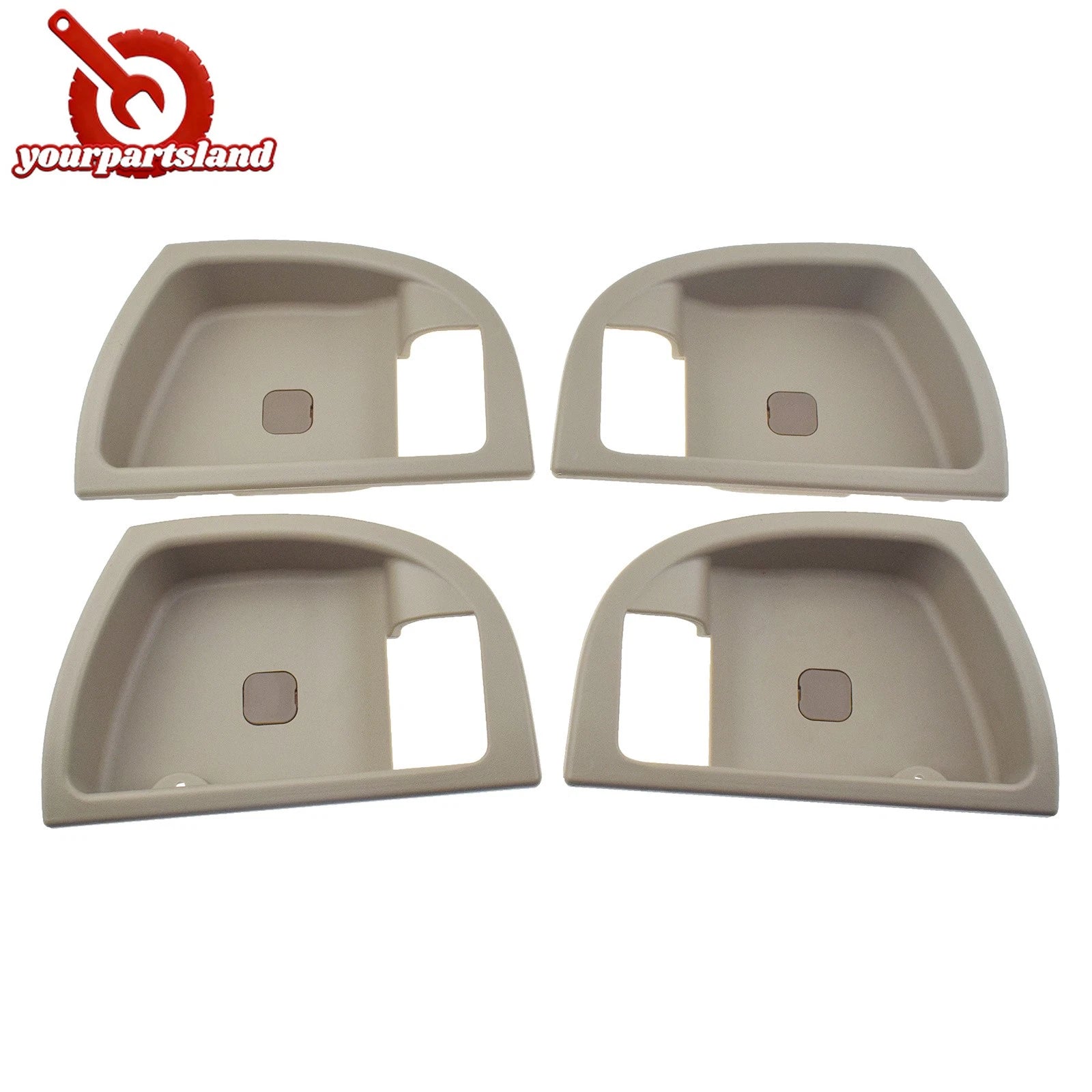 Inside Inner Door Handle Trim Cover Beige Left Right For Hyundai Santa Fe 07-12 6B93BC-57