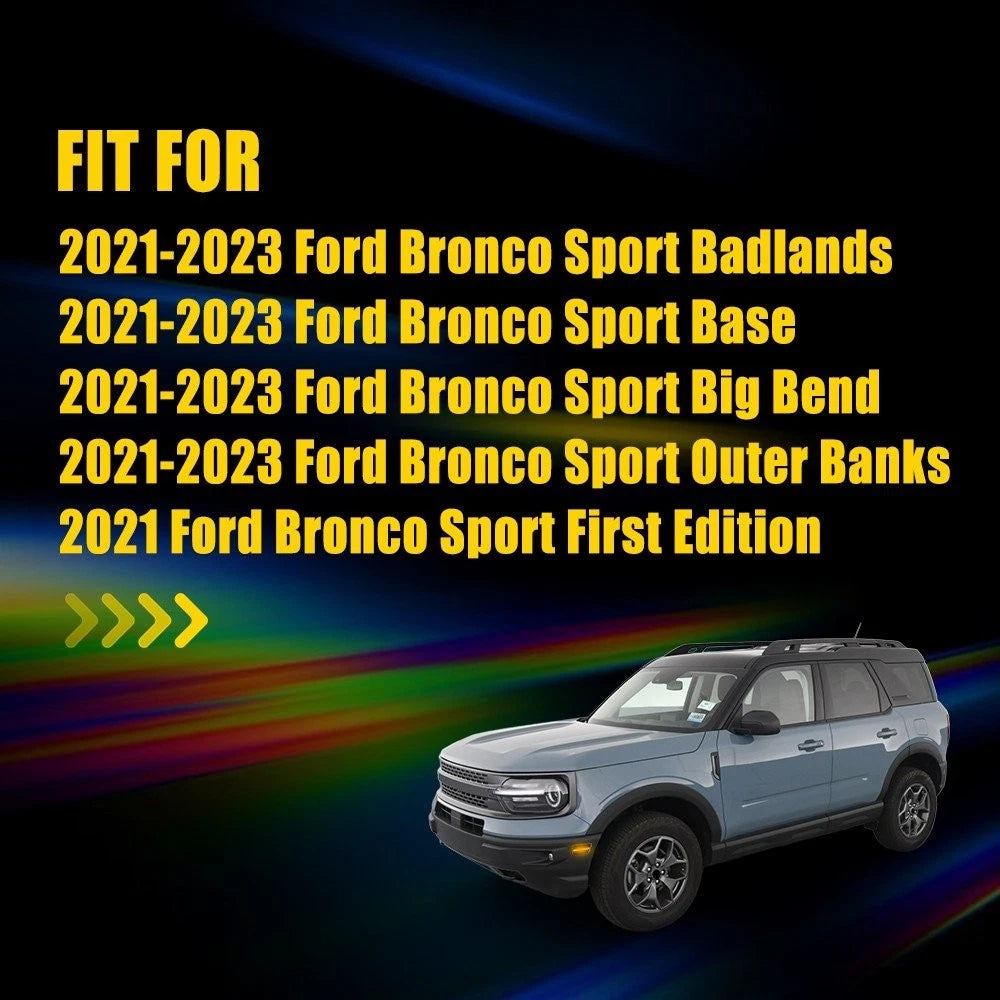 For 2021-2023 Ford Bronco Sport Rear Red Side Marker Light Set RH LH LED Bulbs A 6B93BC-57