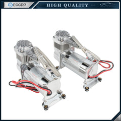 2 Pcs 12v 200 PSI Air Compressor Kit For Train Horns Bag Suspension KOEEP