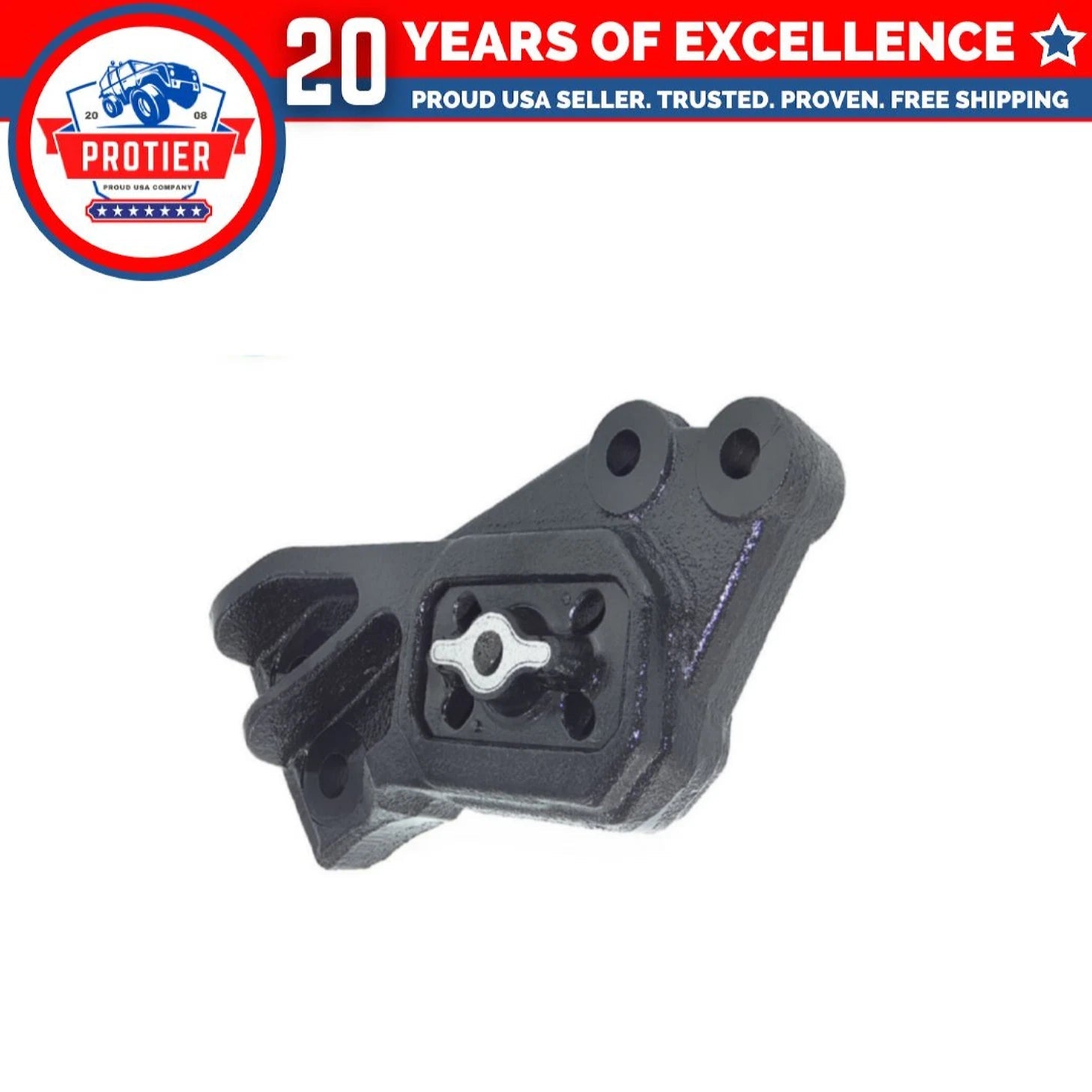 Engine Motor Mount Set 2PCS Compatible for 2002 - 2005 Dodge Ram 1500 4.7L / 6B93BC-57