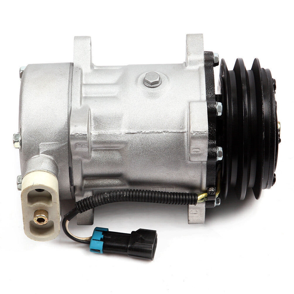 ECCPP A/C AC Compressor W/ Clutch For Peterbilt 357 8.9L 2001-2002 377 378 2000 6B93BC-57