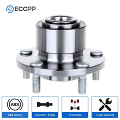 1Pc Wheel Hub Bearing Assembly Front For Mazda 3 Hatchback 5x4.25 Bolt Pattern 6B93BC-57