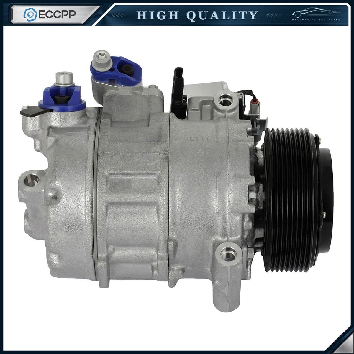 A/C Compressor with Clutch For BMW 528i 2011 F10 L6 3.0L 4.4L 64509196890 6B93BC-57