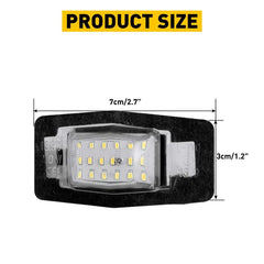 For Mazda Miata Tribute MPV Protege White LED License Plate Lights Lamps EOA 6B93BC-57