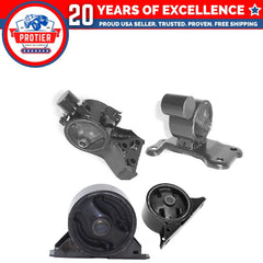 Motor & Trans Mount 4PCS Set for 1997-1998 Mitsubishi Mirage 1.5L for Manual 6B93BC-57