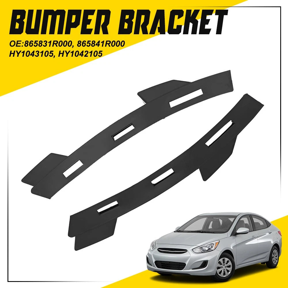 2X Front Bumper Bracket Support For 2012-2017 Hyundai Accent Sedan Hatchback EOA 6B93BC-57