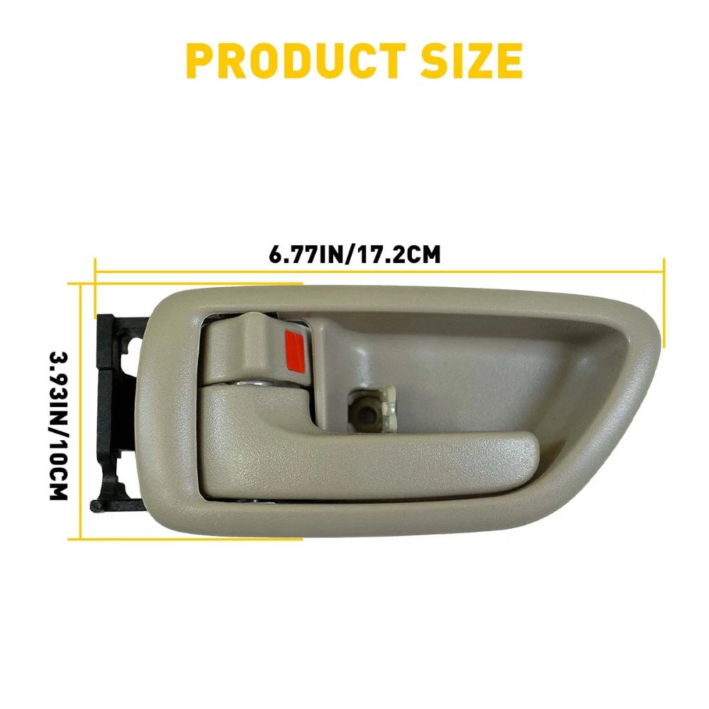 For 01-07 Sequoia 04-06 Tundra Crew Cab Gray Inside Left Driver Door Handle EOA 6B93BC-57