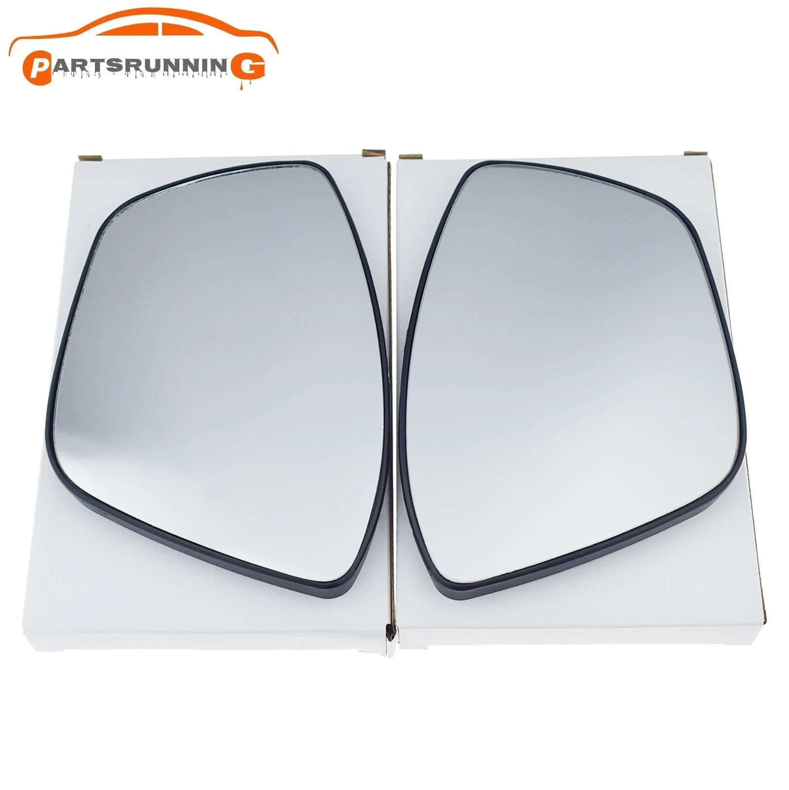 2X Heated Wing Mirror Glass Left Right Side For Peugeot 208 308 CITROEN C3 MK3 6B93BC-57