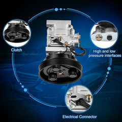ECCPP A/C AC Compressor For 2001-2003 Mazda Protege 2002 Protege5 2.0L 6B93BC-57