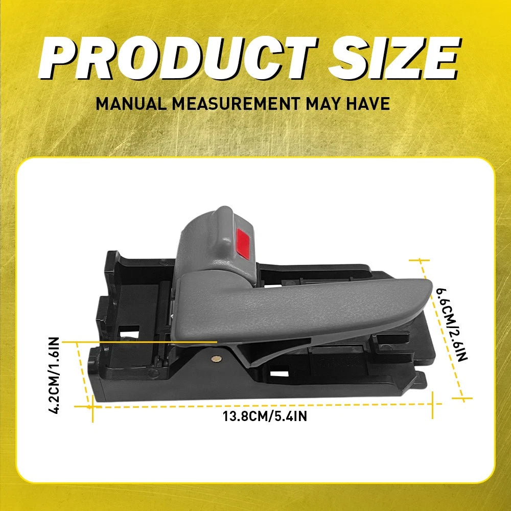 4X Interior Door Handle Front Rear For 2004-2009 KIA Spectra/2005-2009 Spectra5 6B93BC-57
