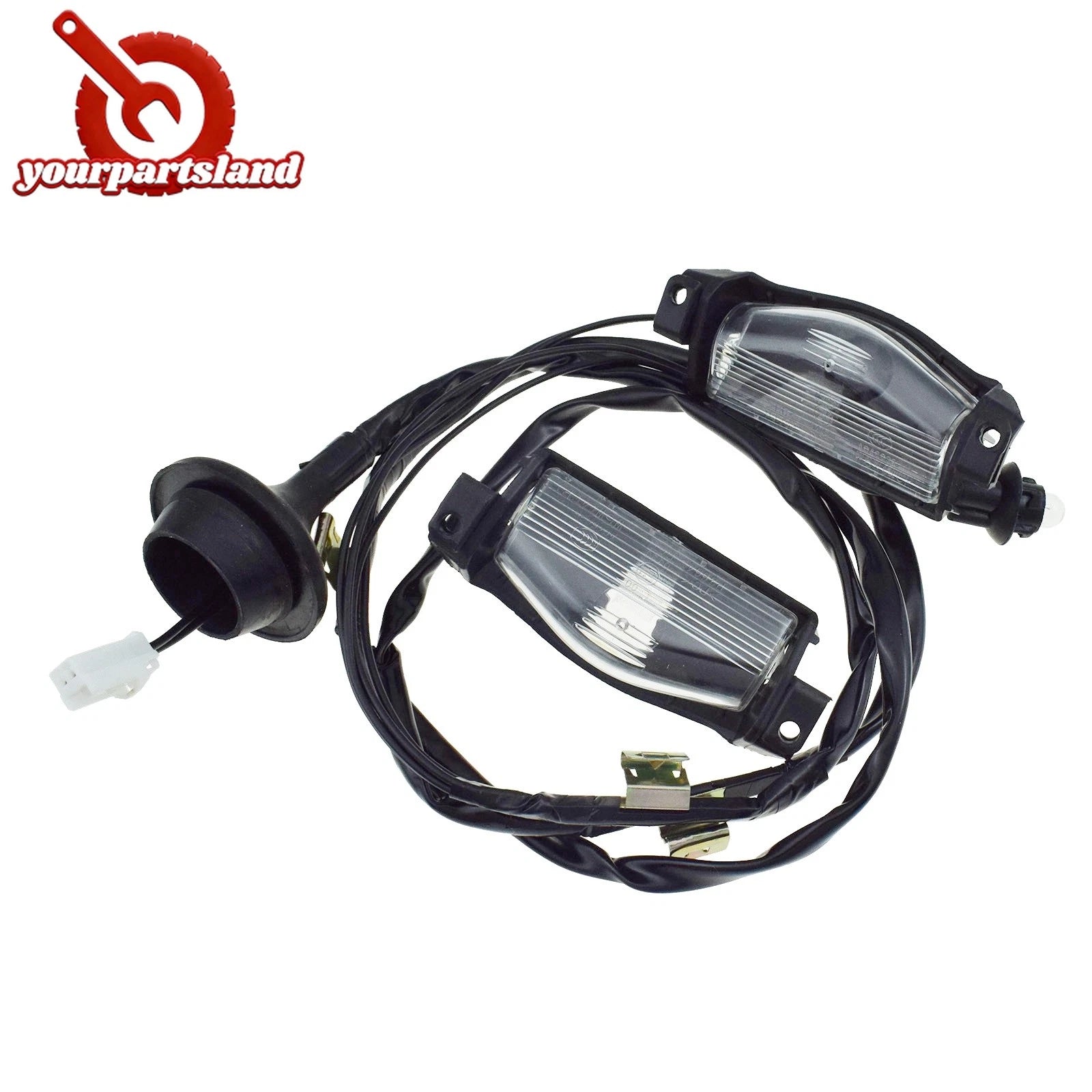 Rear License Plate Light Assembly W/ Bulbs For Mazda 3 2009-2013 BS1E-51-270 6B93BC-57