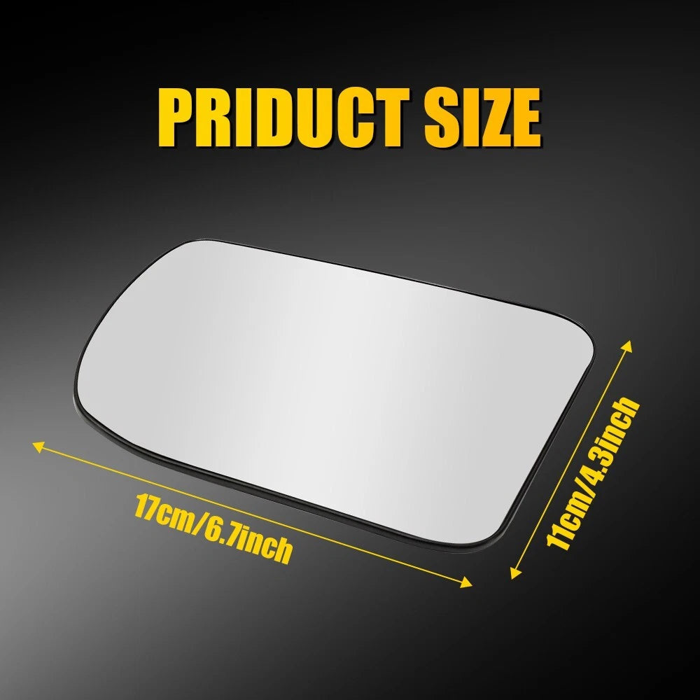 Mirror Glass For 2013-2019 Nissan Sentra with Backing Plate Left Driver Side EOA 6B93BC-57