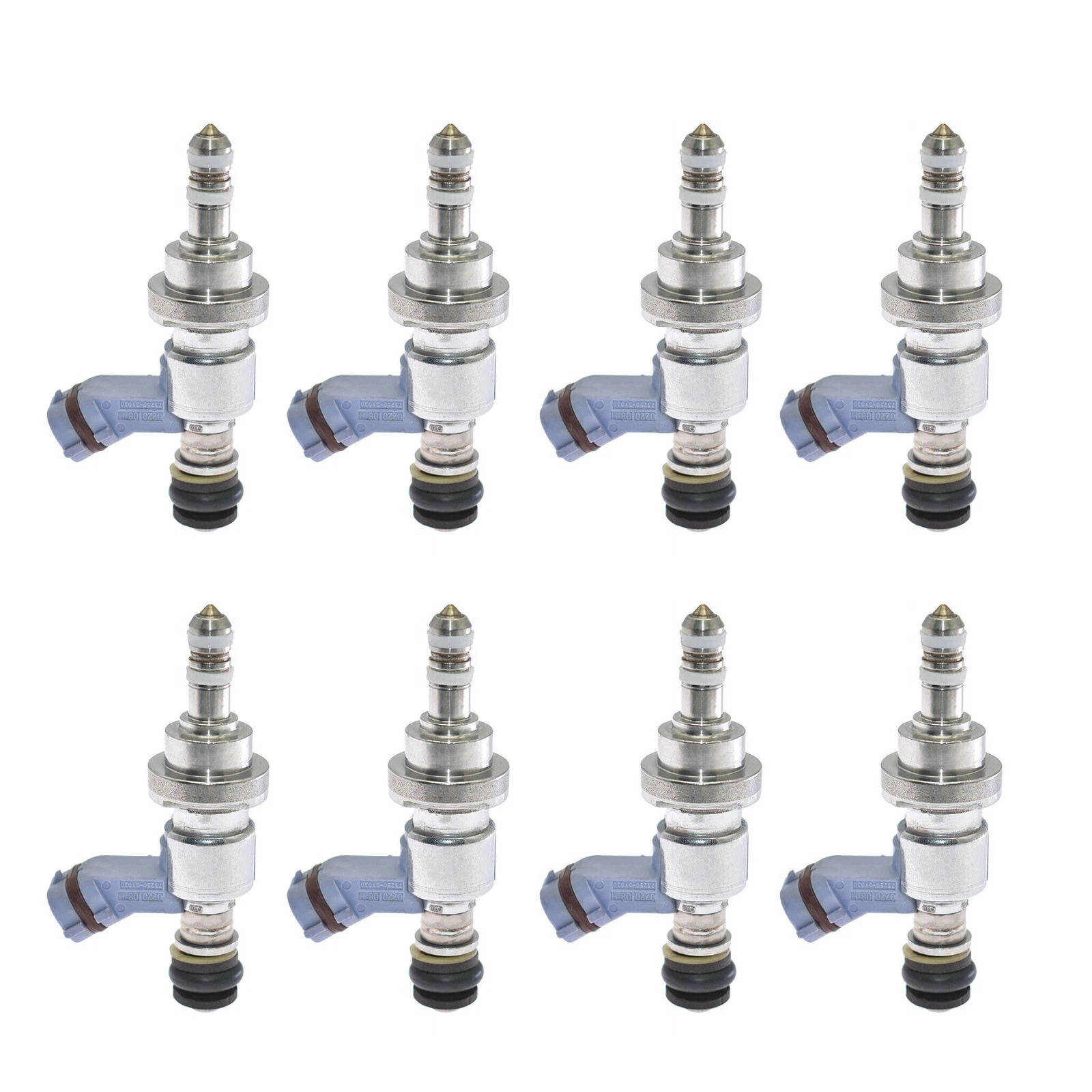 Set of 8 Fuel Injectors For Lexus GS460 LS460 LS600H IS F 23250-31030 6B93BC-57
