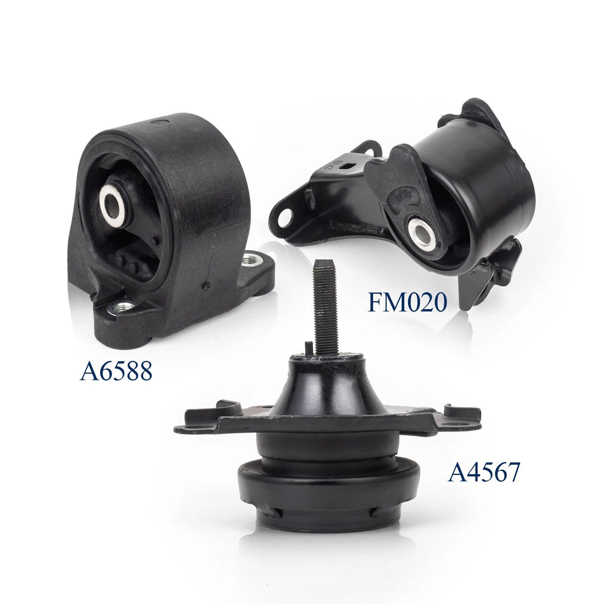 Engine Mount Set compatible with Honda 2003-2005 Civic l4 1.3L 6B93BC-57