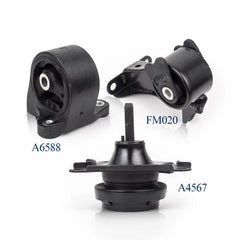 Engine Mount Set compatible with Honda 2003-2005 Civic l4 1.3L 6B93BC-57