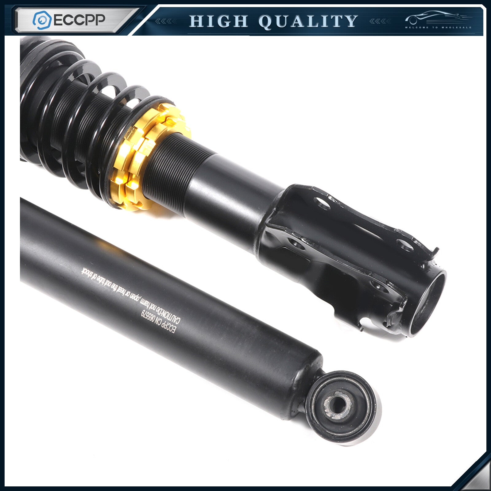 Coilovers Shocks Struts Suspension Lowering Kit For 95-2002 VW Cabrio Adjustable 6B93BC-57