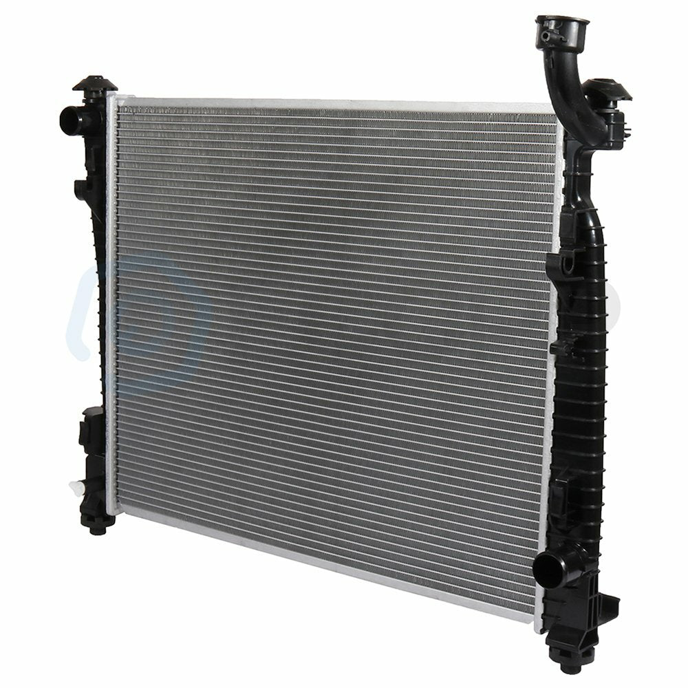 Radiator For 2011-2019 Dodge Durango Jeep Grand Cherokee with Oil Hose Clamp Kit 6B93BC-57