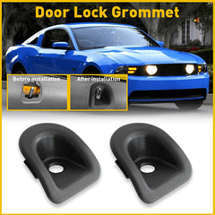Black Driver Left Side Door Panel Trim Lock Knob Grommet Fit For Ford Mustang US 6B93BC-57