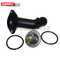Thermostat Housing & Thermostat For Audi TT VW Jetta Golf Beetle 06A121121C 6B93BC-57
