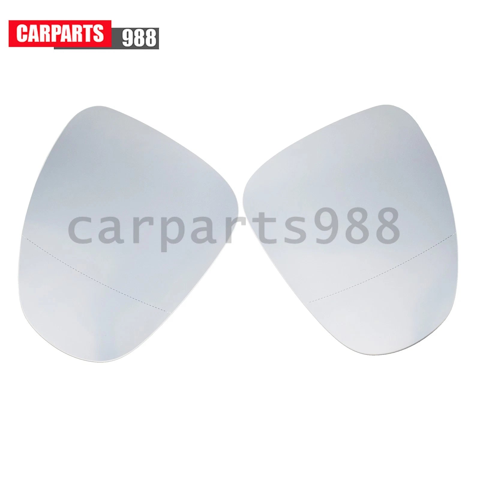 Pair LH RH Heated Mirror Glass For 11-17 Volkswagen Touareg 7P6857522 7P6857521 6B93BC-57
