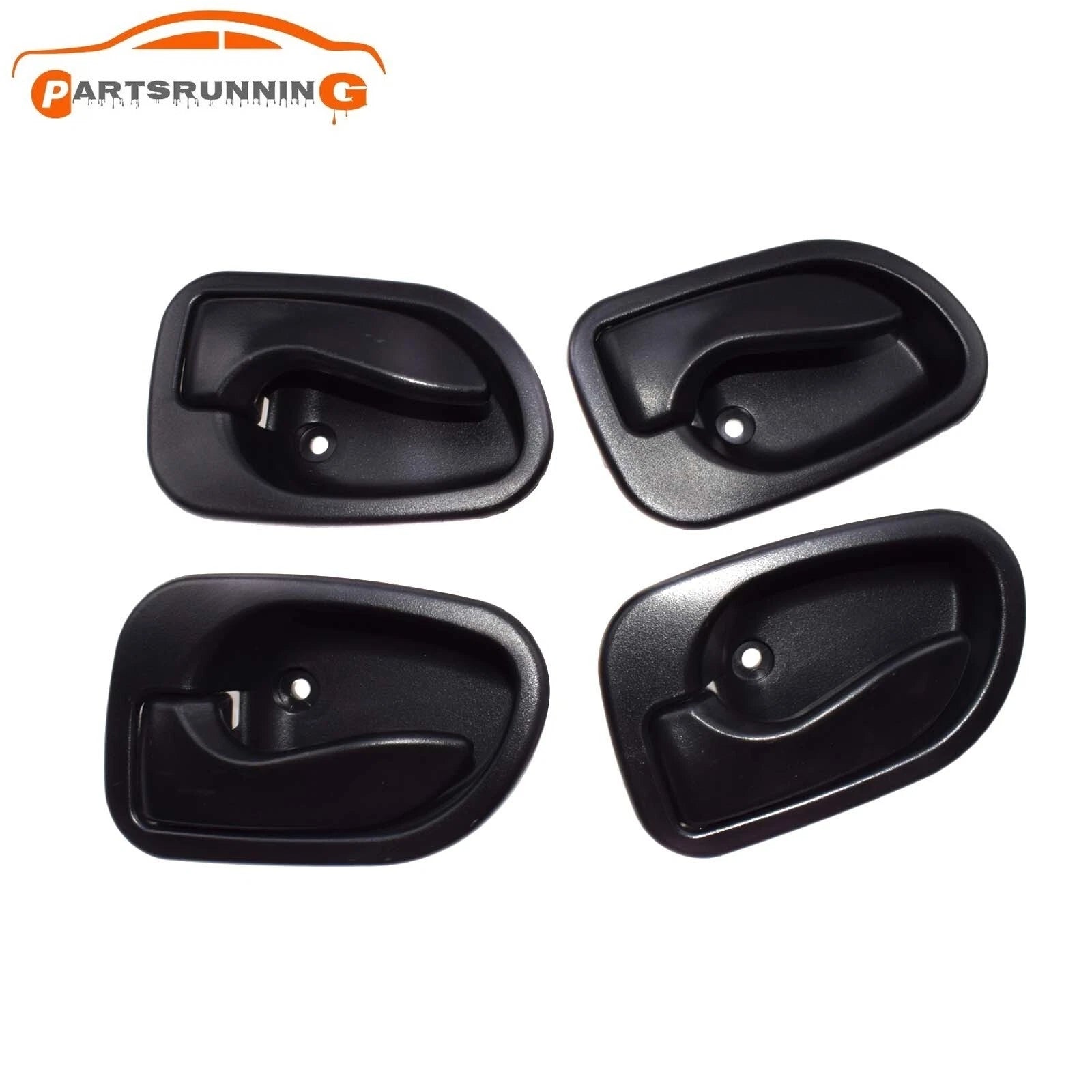Black Front Rear Left Right Interior Door Handle For Hyundai Accent 1995-1999 6B93BC-57