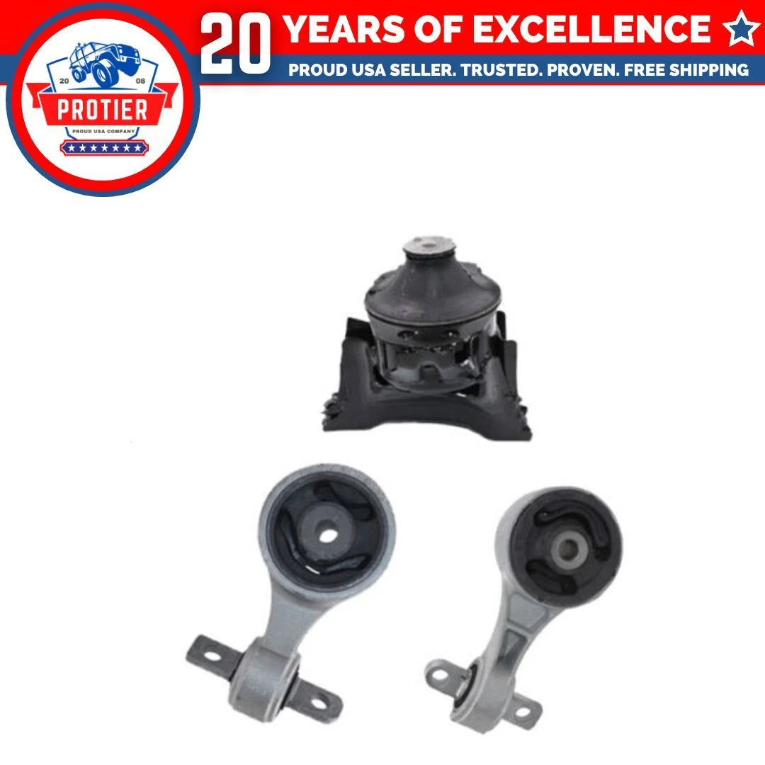 Motor & Torque Strut Mount 3PCS Fit 13-15 Acura ILX 2.4L/ 12-15 Honda Civic 2.4L 6B93BC-57