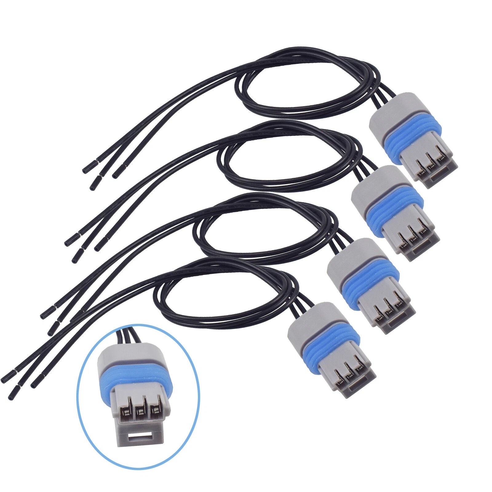 Camshaft Crankshaft Position Sensor Connector 4PCS For Dodge Ram 2500 3500 5.9L 6B93BC-57