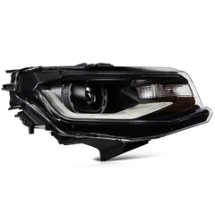Pair Kit LED Black Headlights Assembly For 2016-2018 Chevrolet Camaro Black 6B93BC-57