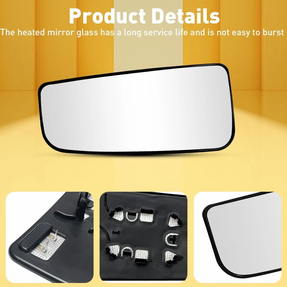 For 2015-2022 F150 F250 F350 F450 F550 Tow Mirror Glass Lower Heated Driver Side 6B93BC-57