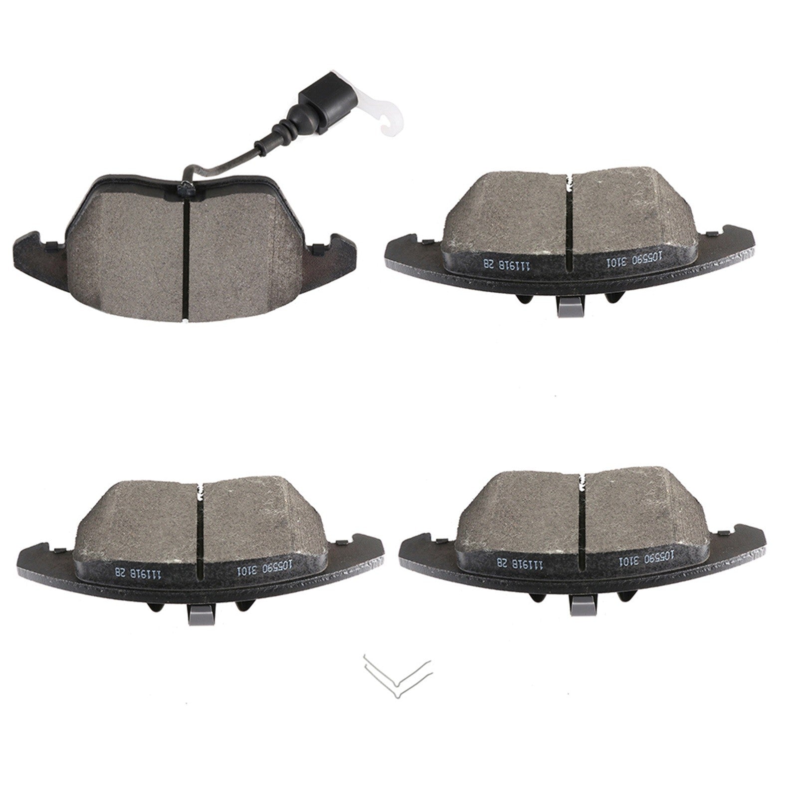 Front Brake Pads Metallic Pads For Audi TT A3 Volkswagen Beetle Jetta Golf GTI 6B93BC-57