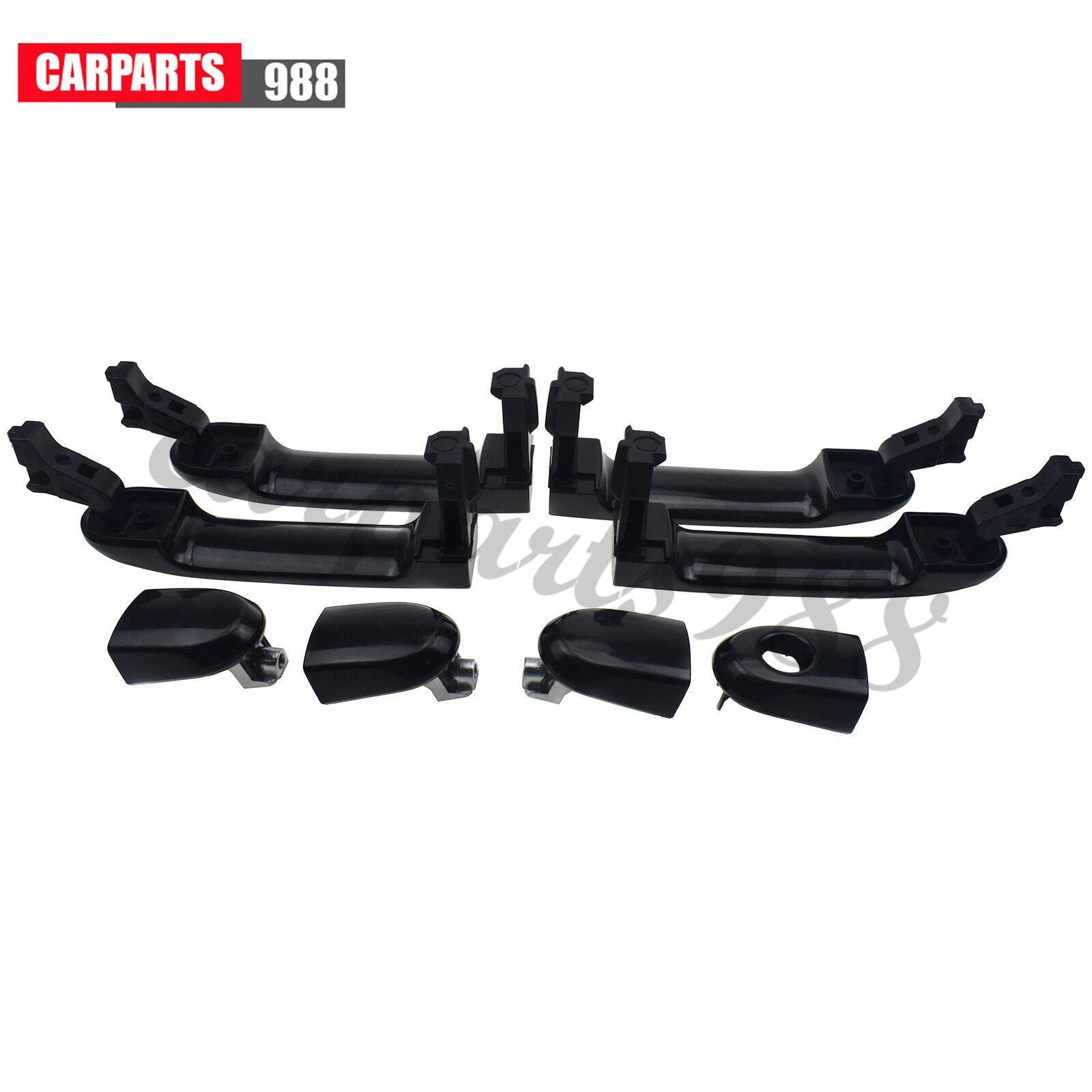 Outer Door Handle Front Rear LH RH for 07-12 Nissan Versa 82641EL12A 82640EL12A 6B93BC-57