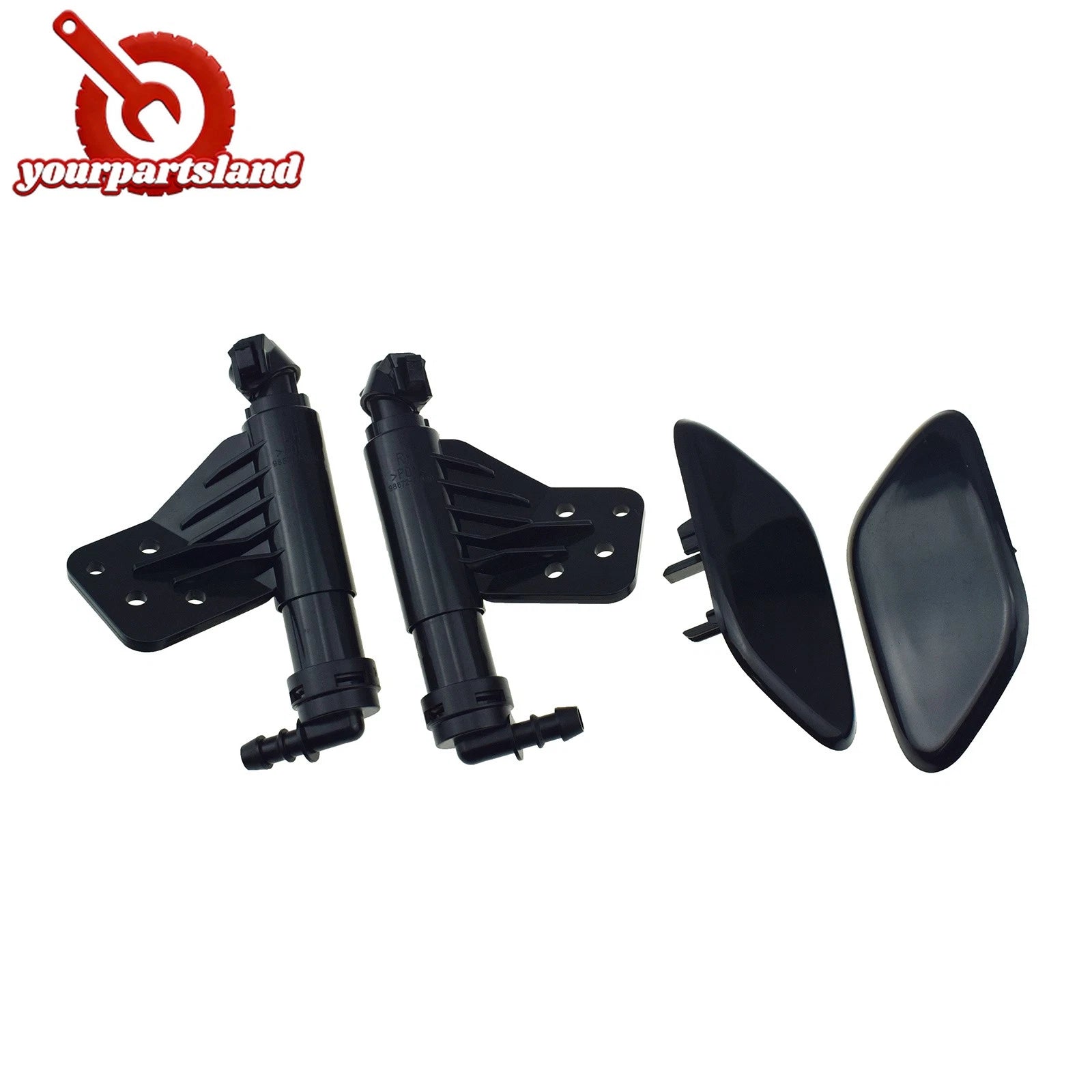 Headlight Washer Spray Nozzle & Cap LH RH 4PCS For KIA Sportage IV KX5 2015-2019 6B93BC-57