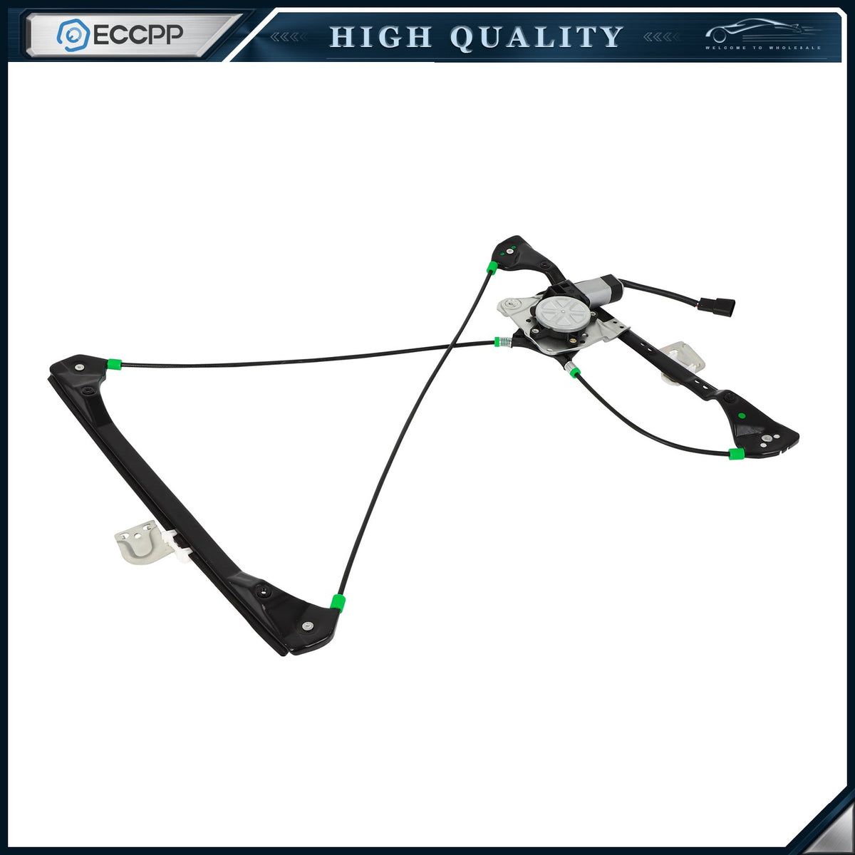 For Pontiac Grand Am 1999-05 Front Driver Power Window Regulator With Motor