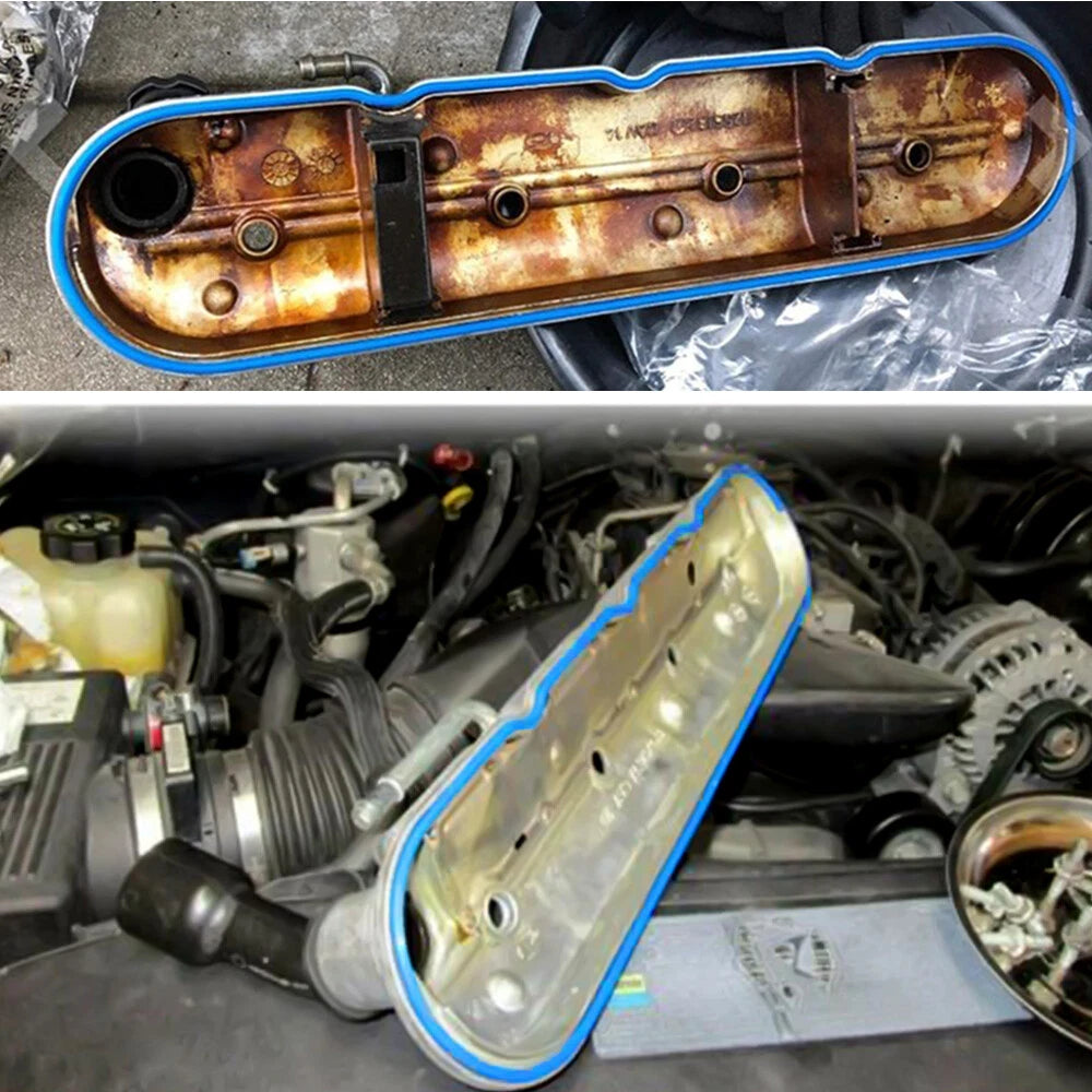 Engine Valve Cover Gasket Set For GMC Chevy Silverado 4.8L 5.3L 6.0L 6.2L US EOA 6B93BC-57