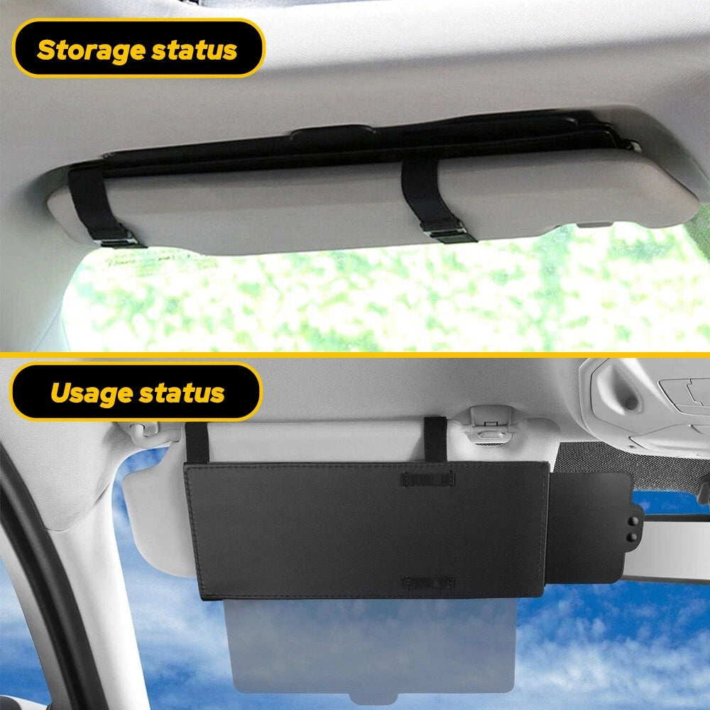 For Shade Visor Car Shield Anti Sun Extend Glare Extension Driving Universal 6B93BC-57