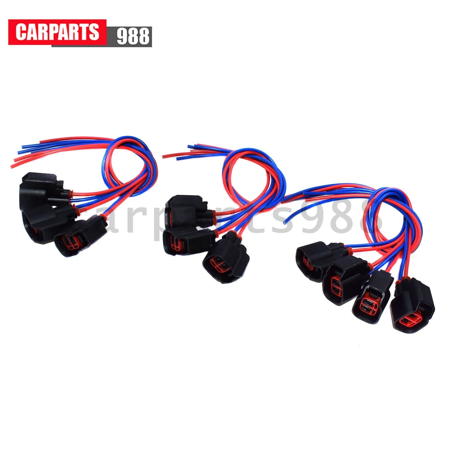 10Pcs Fuel Injector Harness Connector for 1P1344 PT2160 WPT-1051 S-824 88988313 6B93BC-57