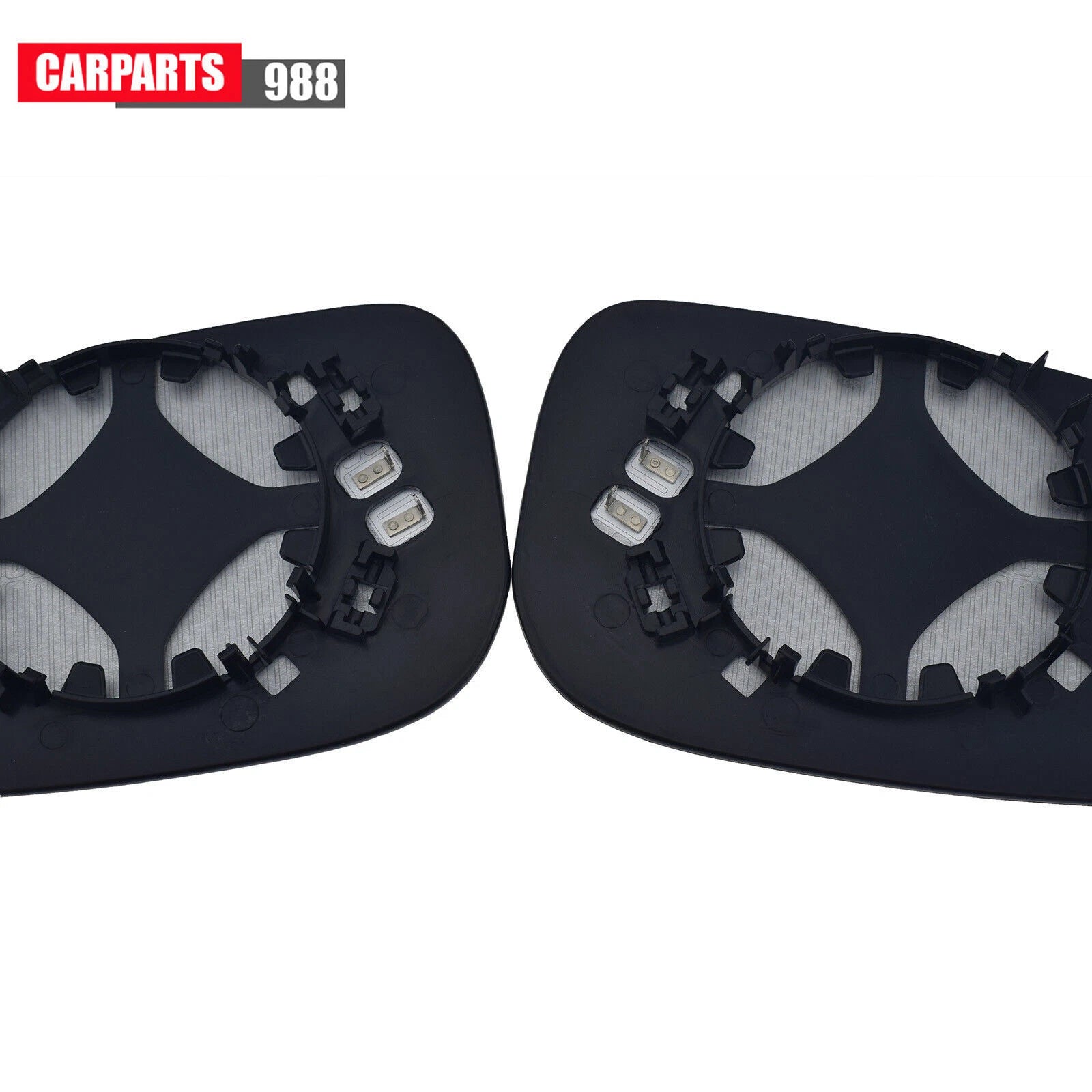 Pair LH RH Mirror Glass Heated with Backing Plate for Volvo C30 C70 S40 S60 S80 6B93BC-57