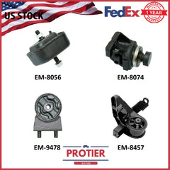 Engine & Trans Mount Set for 1998-2002 Mazda 626 2.5L Manual 6B93BC-57