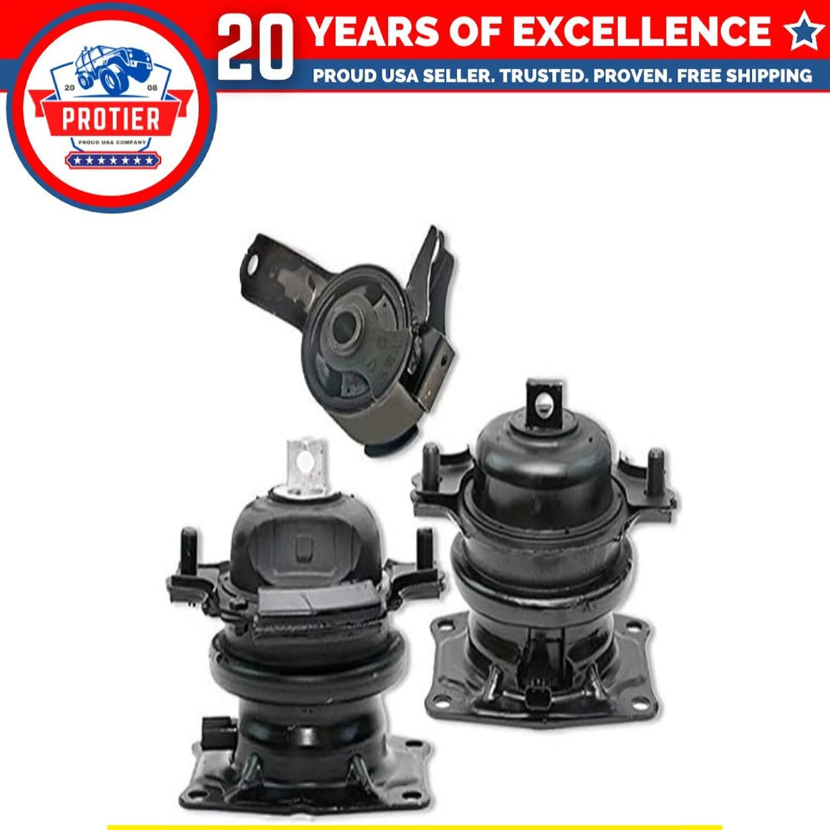 Fits 2005-2006 Honda Odyssey 3.5L i-VTEC AUTO Engine Motor Mount Set 3pcs : 6B93BC-57