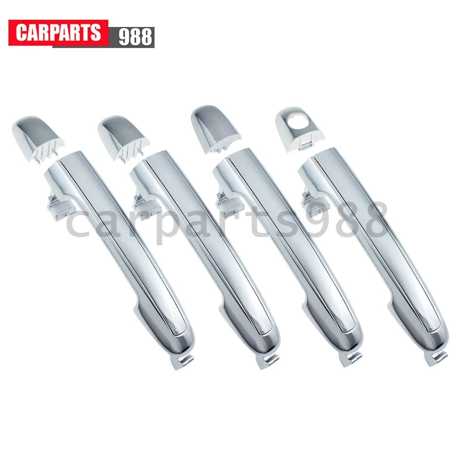 4Pcs Front Rear Left Right Exterior Door Handle For 2006-2010 Hyundai Sonata 6B93BC-57