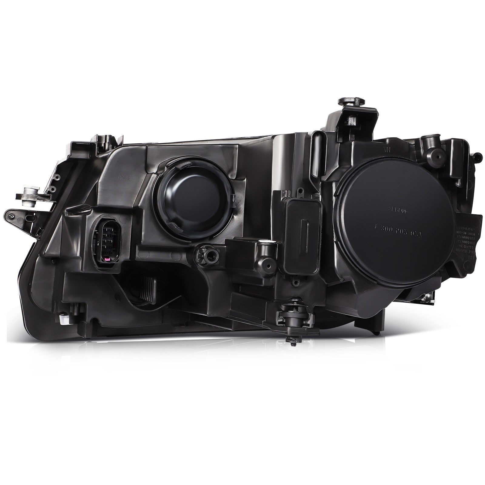 Pair Kit LED Headlights Assembly For 2018-2021 Volkswagen Tiguan 1.4L 2.0L Black 6B93BC-57