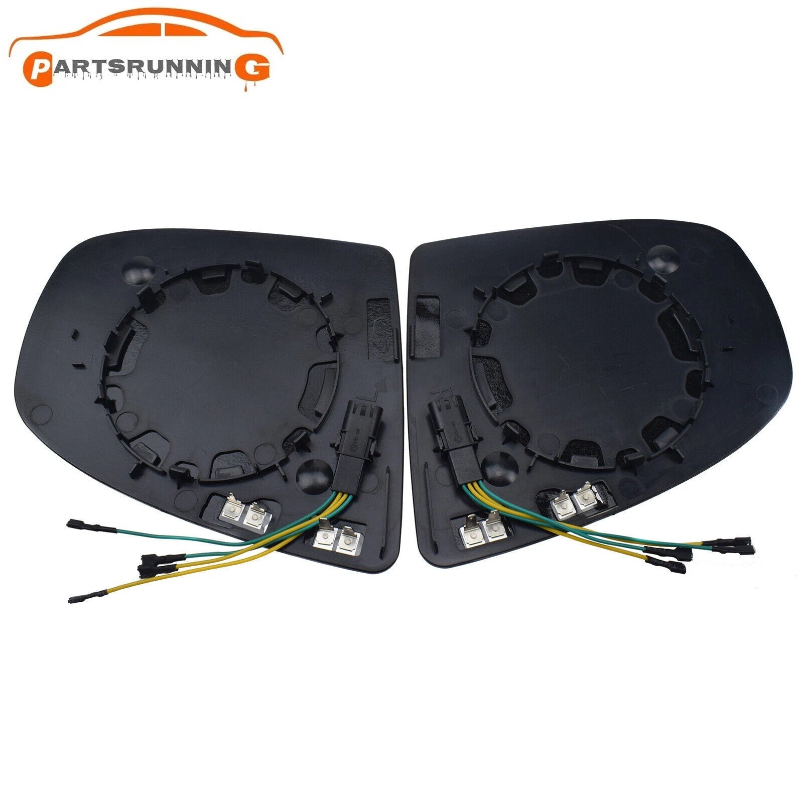 2PCS Left & Right Door Mirror Glass Heated For BMW 2007-2014 X5 X6 E70 E71 E72 6B93BC-57