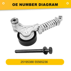 Drive Belt Tensioner For Buick 2013-2021 Encore 11-16 Chevrolet 25195388 Cruze 6B93BC-57