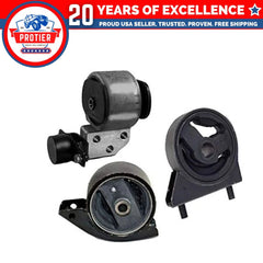 Front & Rear Motor Mount for 1997 Hyundai Accent 1.5L DOHC for Auto Set 3PCS 6B93BC-57