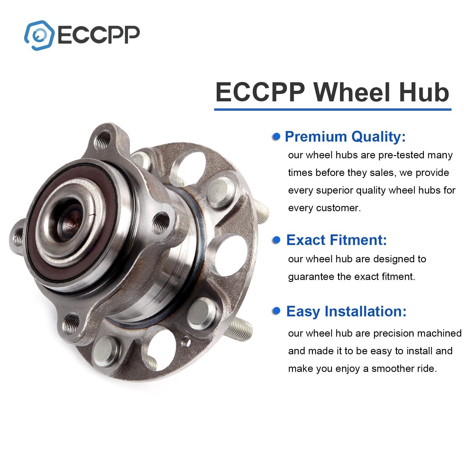 1Pc Wheel Hub Bearing Rear For Honda Accord 2008-2011 2012 Acura TSX 2009-2014 6B93BC-57
