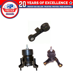Engine Motor & Torque Strut Mount 3PCS Set Fit 2009-2013 Toyota Highlander 2.7L 6B93BC-57