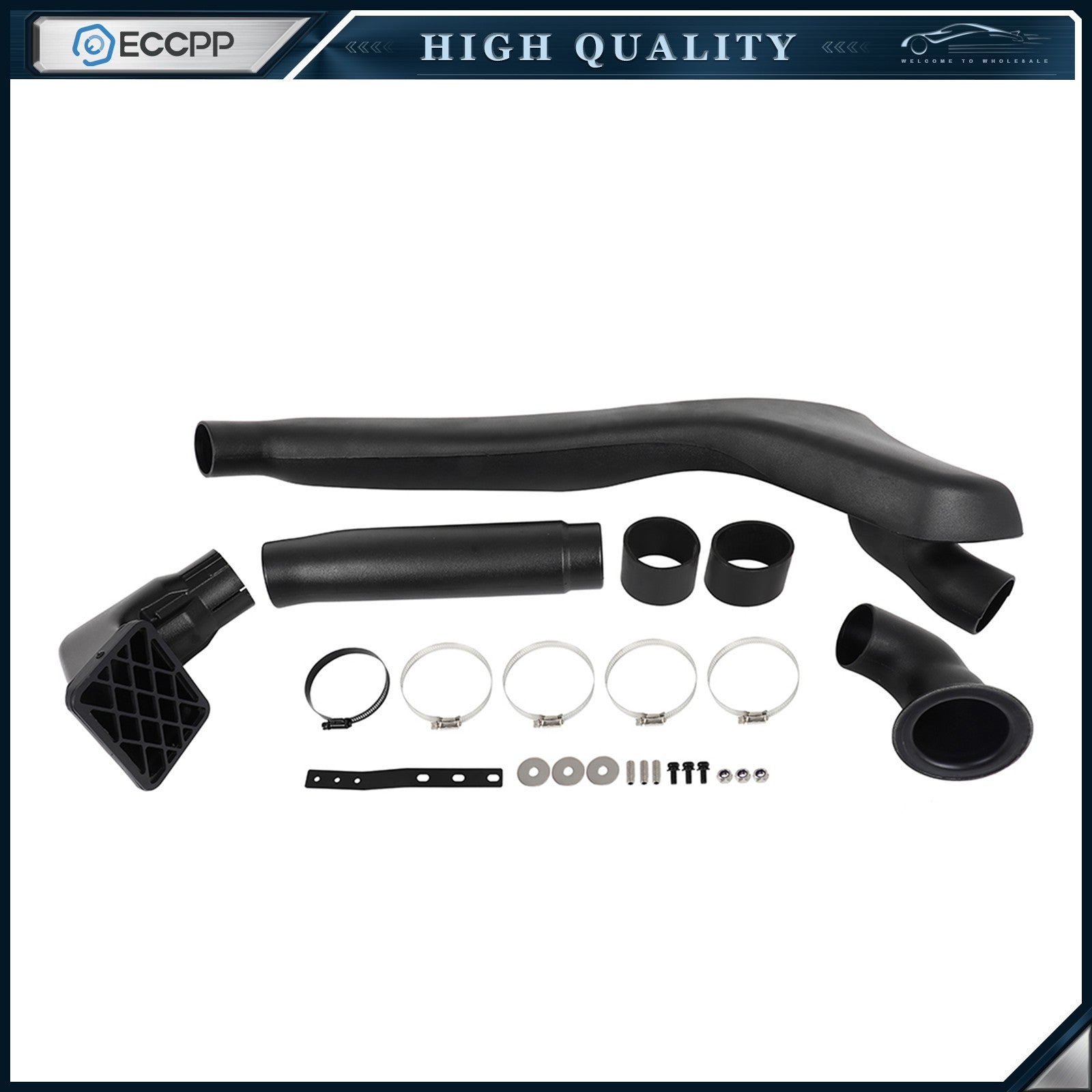 Snorkel Kit Black Raised Air Intake Fits Nissan Patrol Gu Y61 2.8-4.2-4.8 L 6B93BC-57
