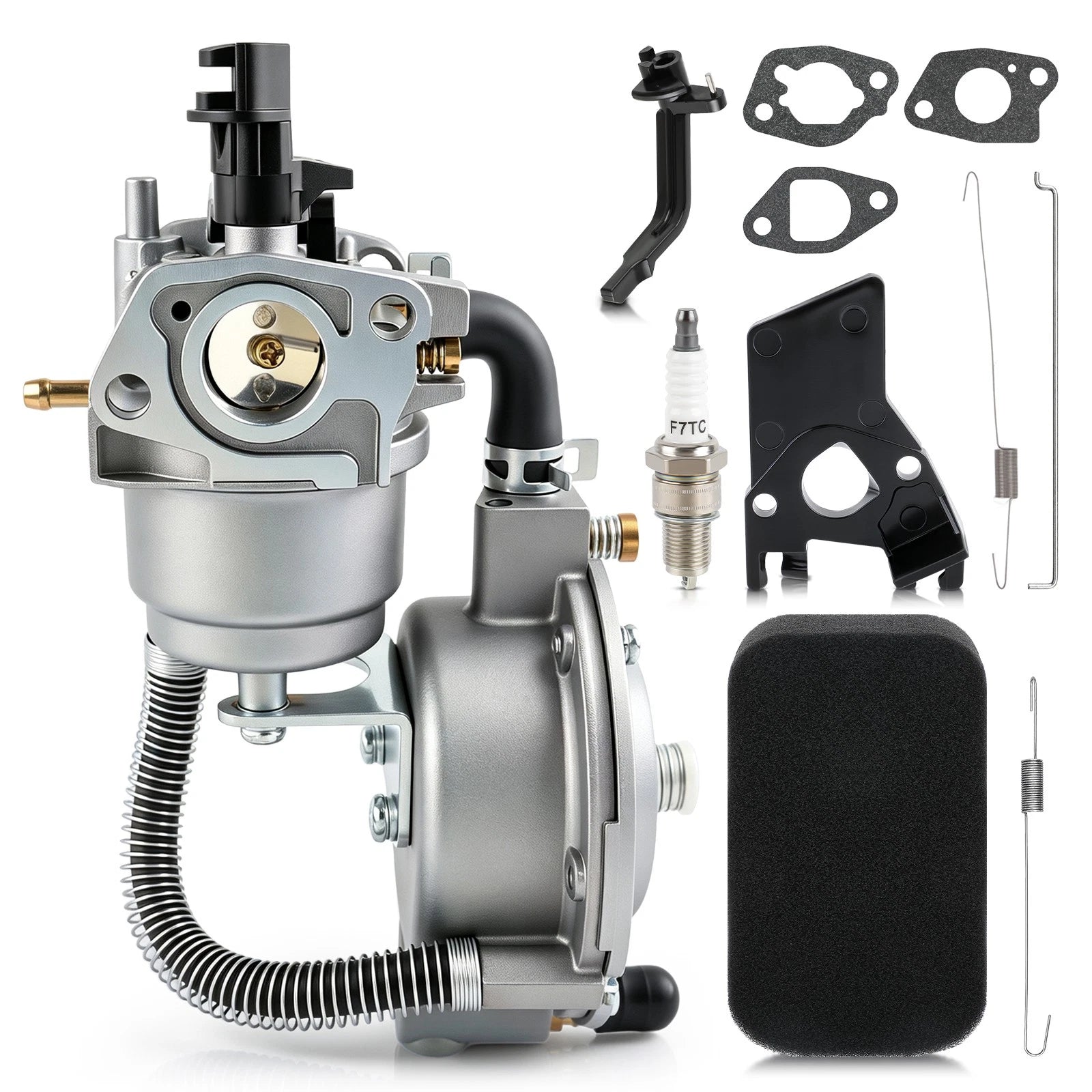 170F Dual Fuel Carburetor GX200 LPG Conversion Kit for Generator Propane US 6B93BC-57