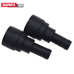 2x Heater Core Coolant Hose Connector For Chevy GMC Tahoe Yukon Sierra 1500 2500 6B93BC-57
