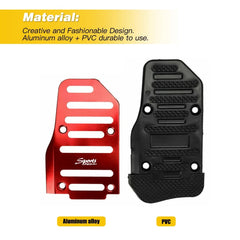 Universal Non-Slip Manual Gas Foot Brake Pedal Pad Cover Set Car Accessories USA 6B93BC-57